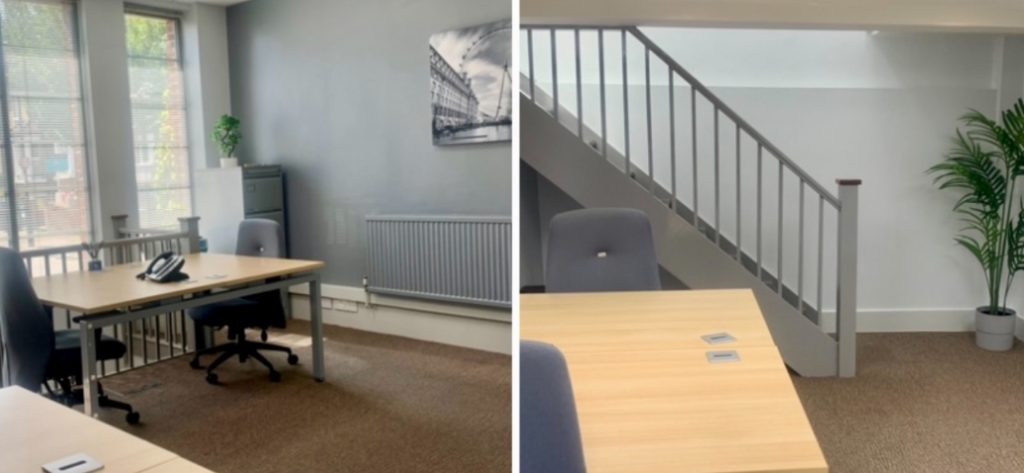 8 Person Split Level Office